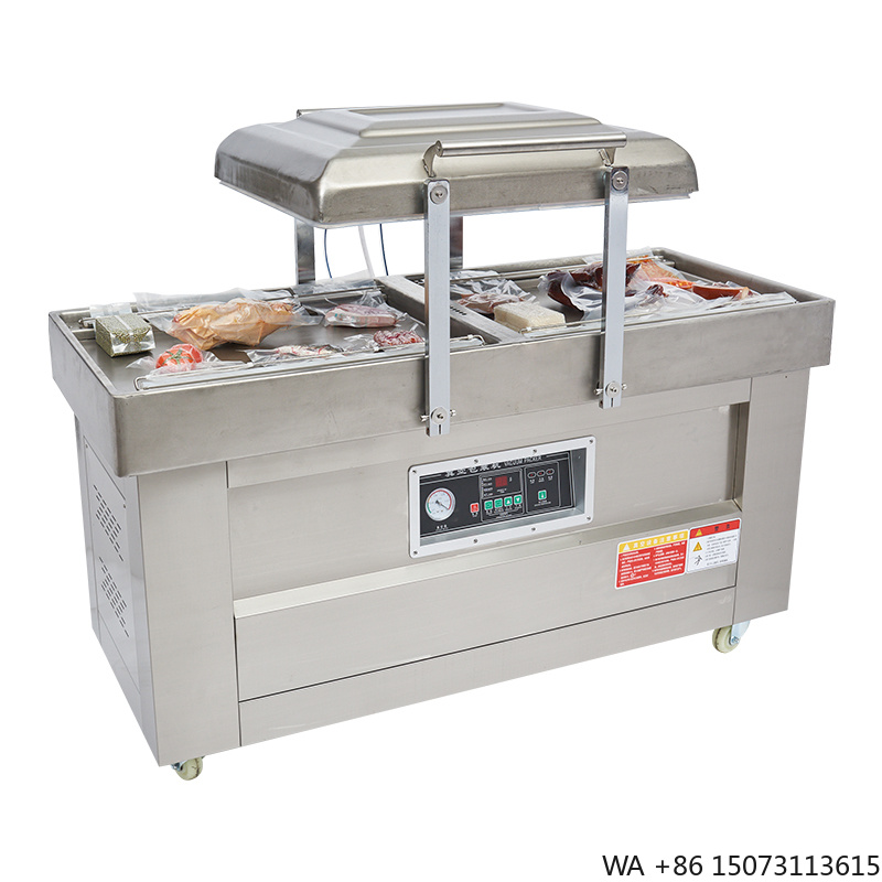 Commercial Kitchen In Home - Semi-automatische dubbele kamer vacuümverpakkingsmachine DZ400/2SB voor