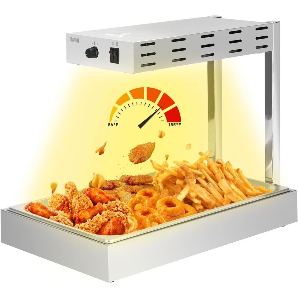 Commercial Kitchen Warmer - Frietenverwarmer, commerciële warmte Lichte voedselverwarmer Thermostabiele