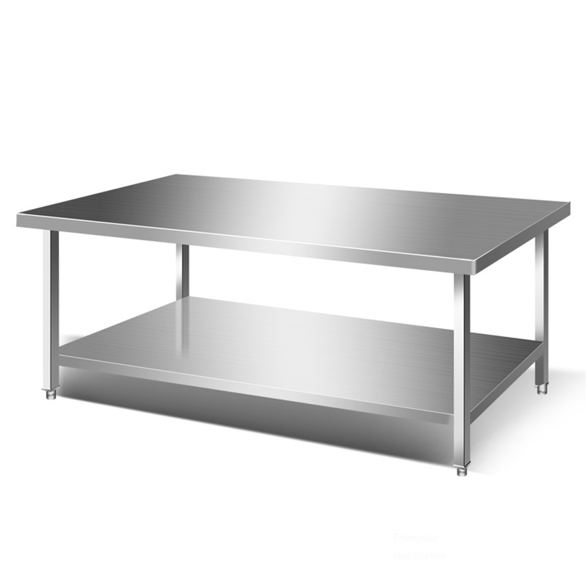Commercial Kitchen Prep Table - Commerciële roestvrijstalen keukenwerktafel Nieuw hotelrestaurant Werktafel