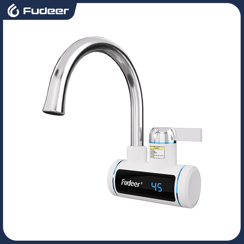 Commercial Kitchen Mixer - Fudeer Elektrische Boiler 220V Keukenkraan Tankless