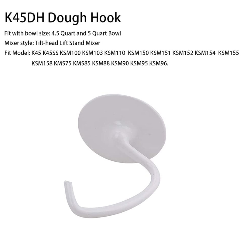 Deeghaak K45DH, gecoate platte - Kitchenaid Mixer Hand Mixer recensie en prijs
