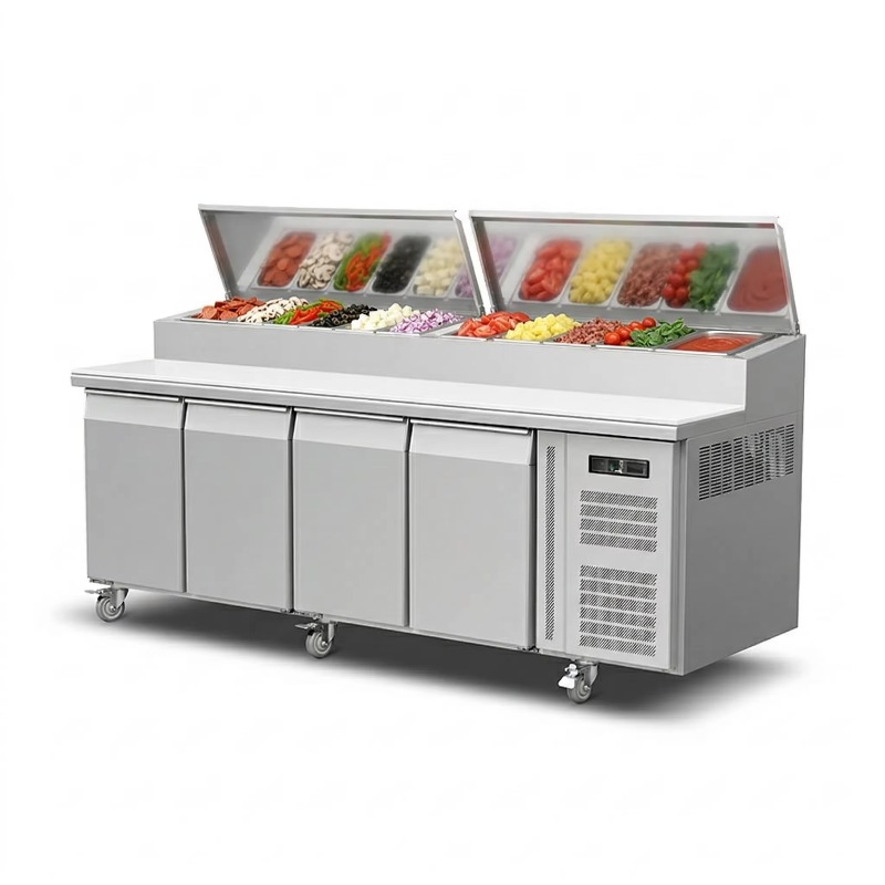 OEM Koelkast voor sandwichbere - Commercial Kitchen Prep Table recensie en prijs