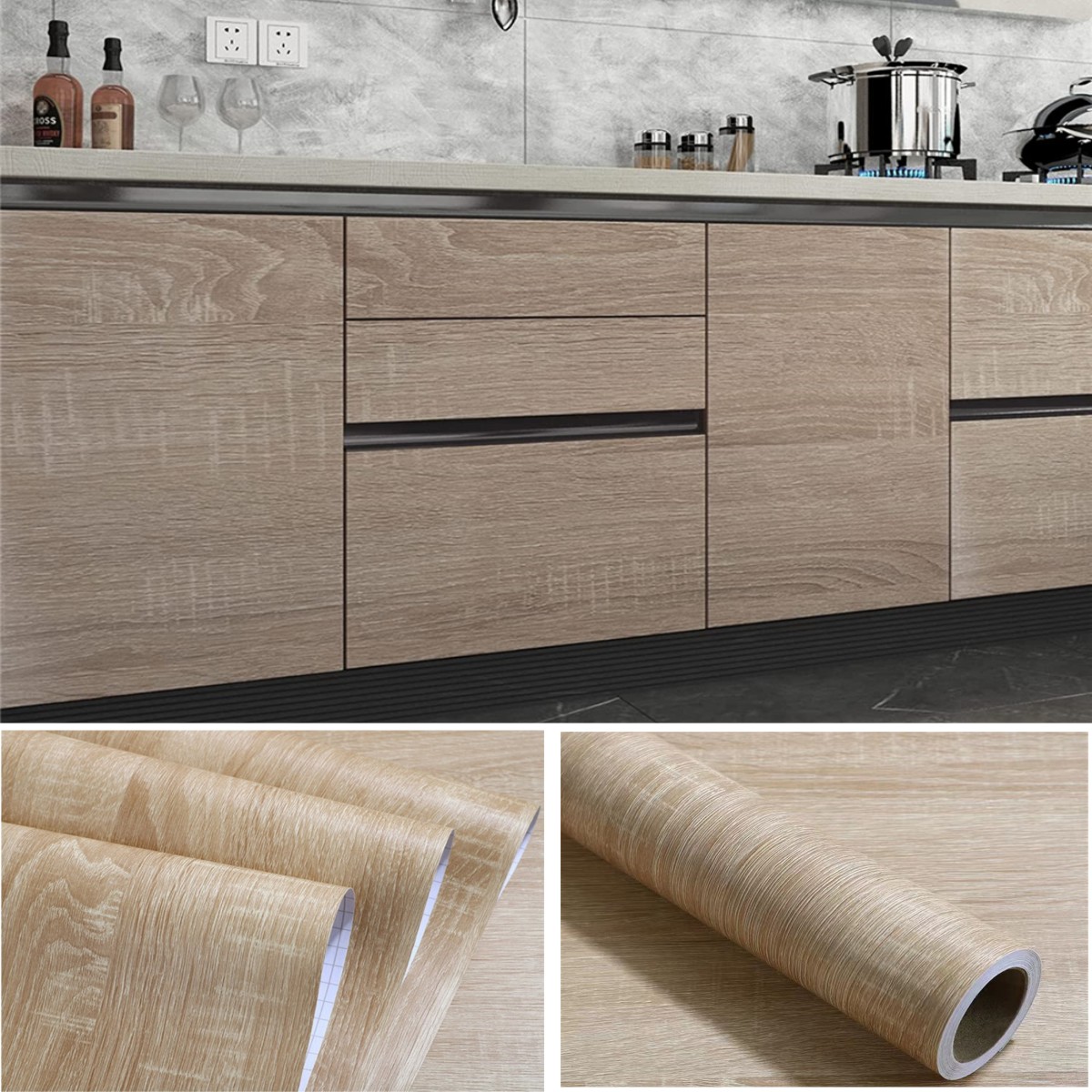 6M Peel and Stick houtnerf beh - Commercial Kitchen Prep Table recensie en prijs