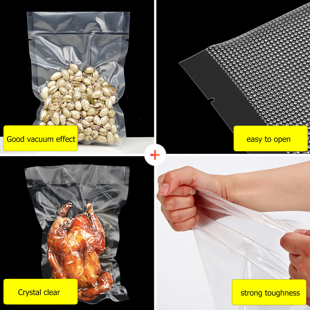 100 stuks transparante vacuüm- - Vacuum Sealer recensie en prijs