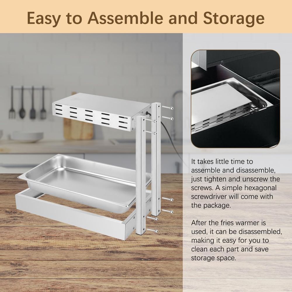 Frietenverwarmer, commerciële  - Commercial Kitchen Warmer recensie en prijs