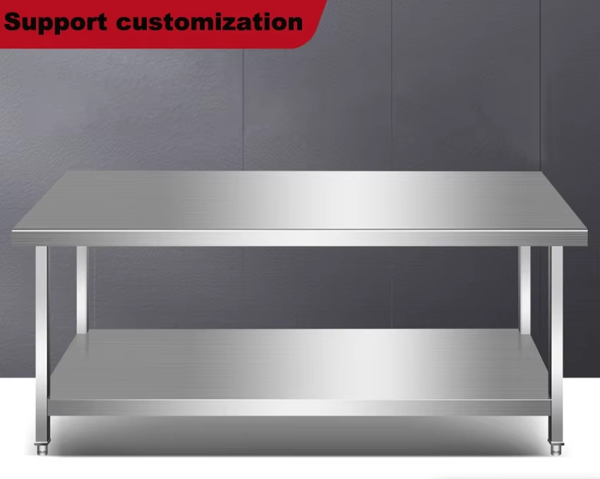 Commerciële roestvrijstalen ke - Commercial Kitchen Prep Table recensie en prijs